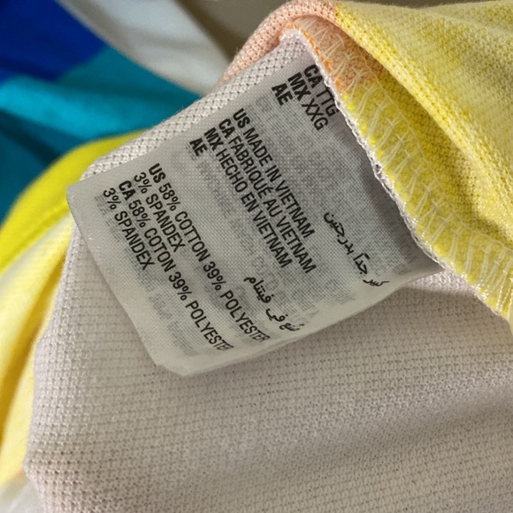 Men’s Club Room Polo Short Sleeve Shirt Bold Stripe NWT B1 Size XXL - Picture 12 of 14